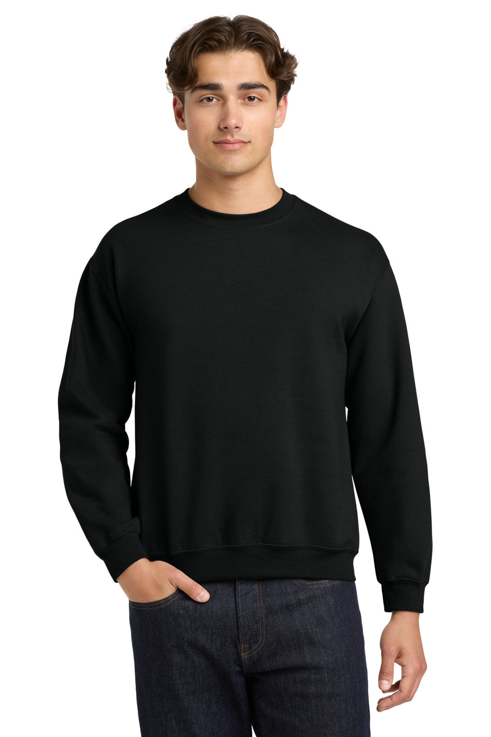 Gildan 18000 Crewneck Sweatshirt — Black