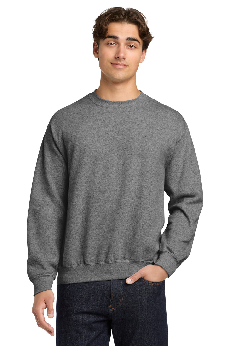 Gildan 18000 Crewneck Sweatshirt — Graphite Heather