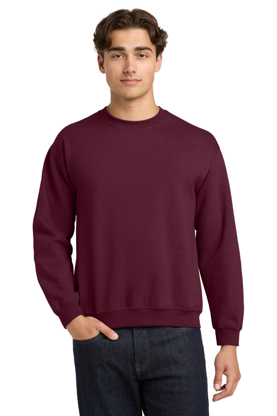 Gildan 18000 Crewneck Sweatshirt — Maroon