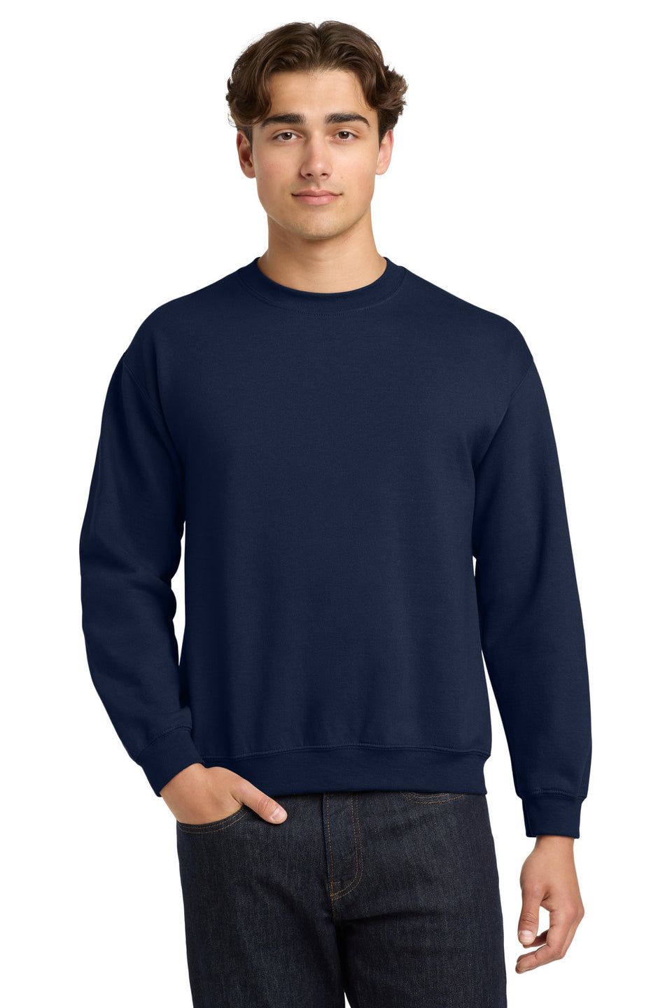 Gildan 18000 Crewneck Sweatshirt — Navy