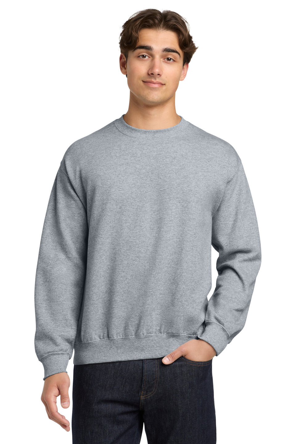 Gildan 18000 Crewneck Sweatshirt — Sport Grey
