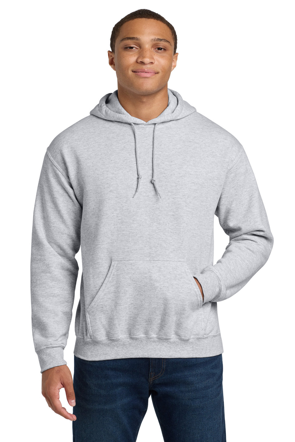 Gildan 18500 Hooded Sweatshirt — Ash