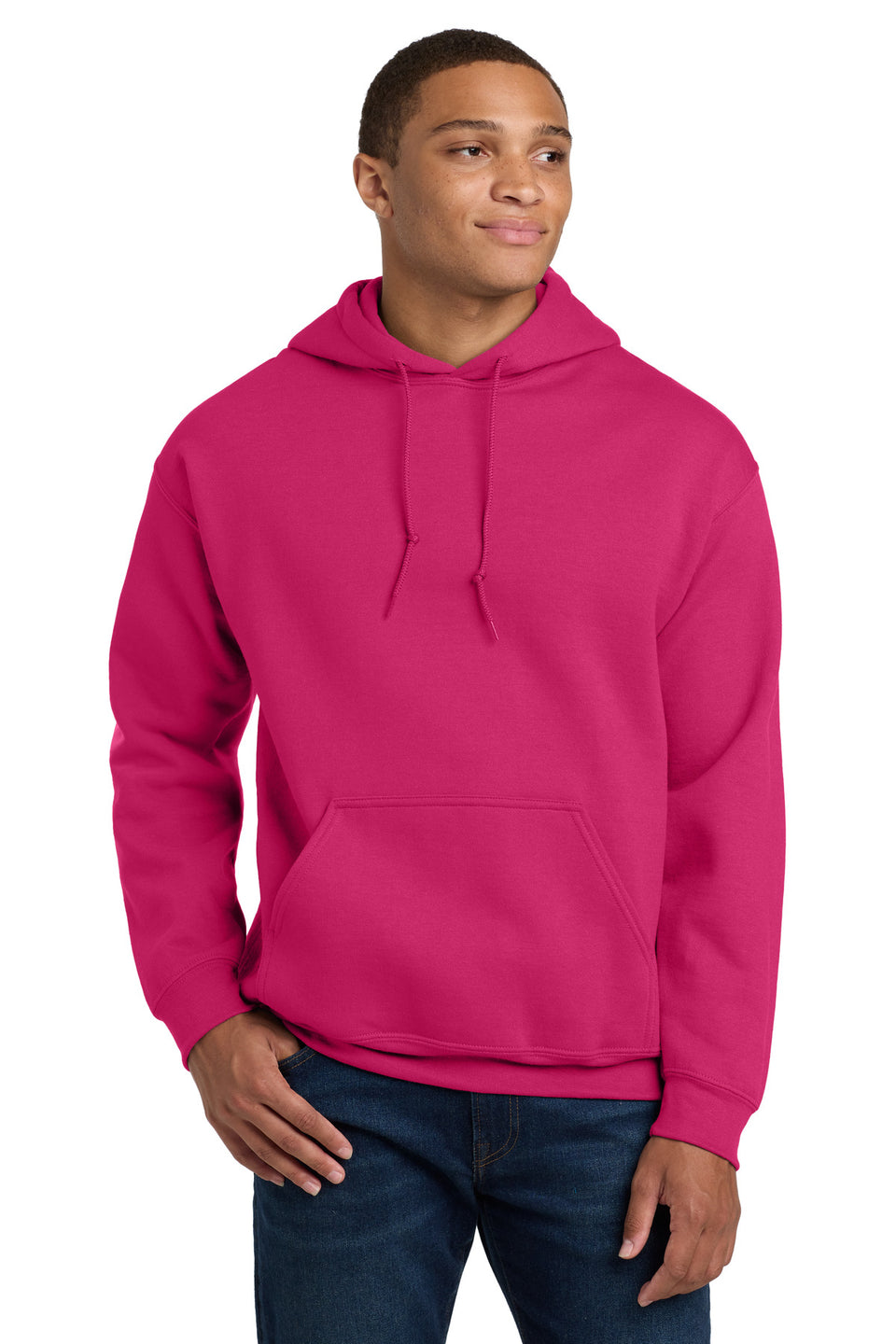 Gildan 18500 Hooded Sweatshirt — Heliconia