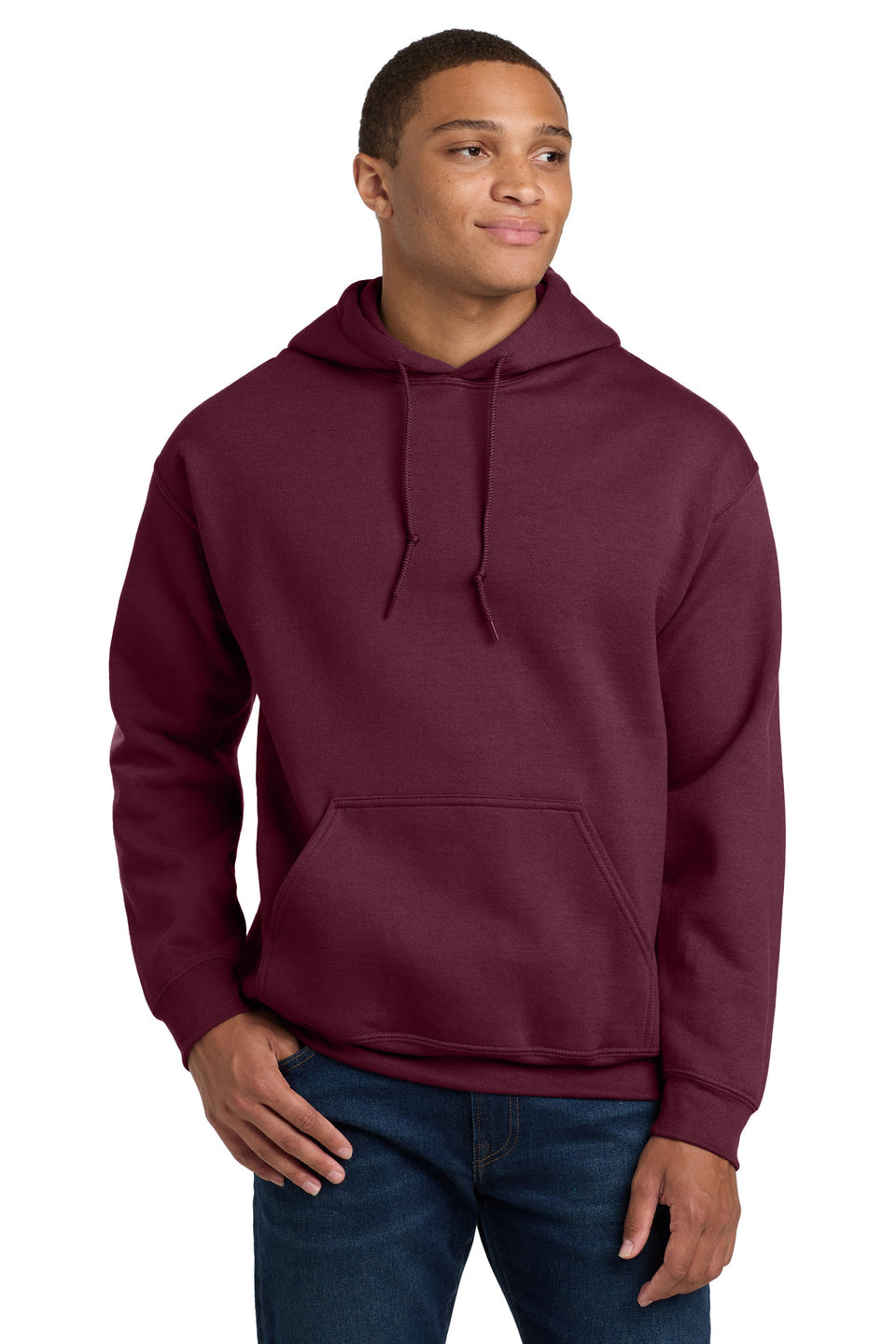 Gildan 18500 Hooded Sweatshirt — Maroon