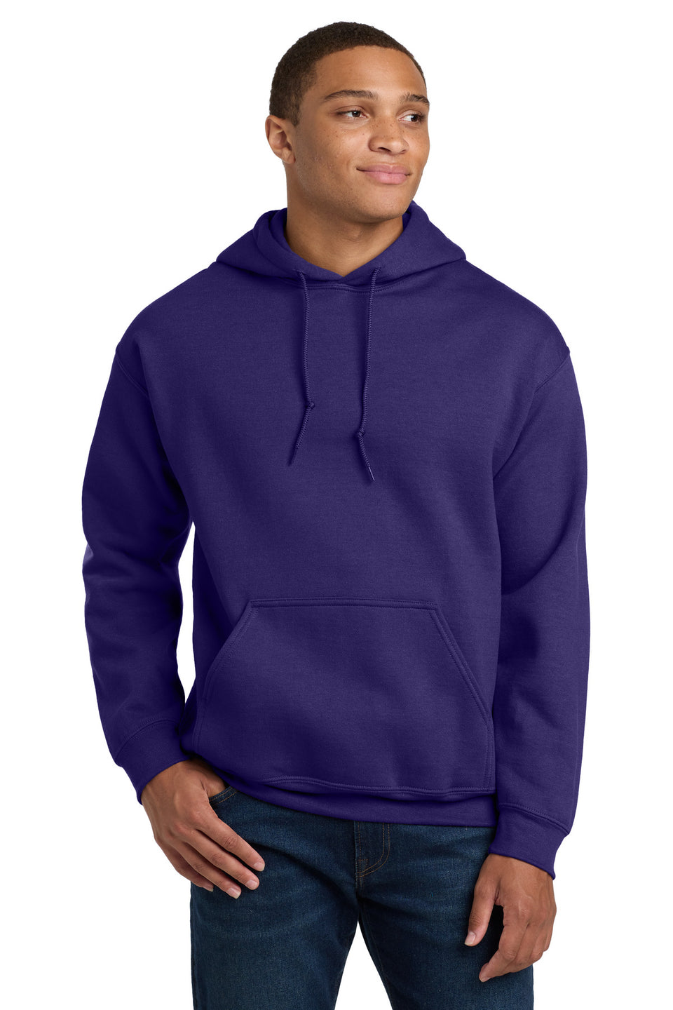 Gildan 18500 Hooded Sweatshirt — Purple