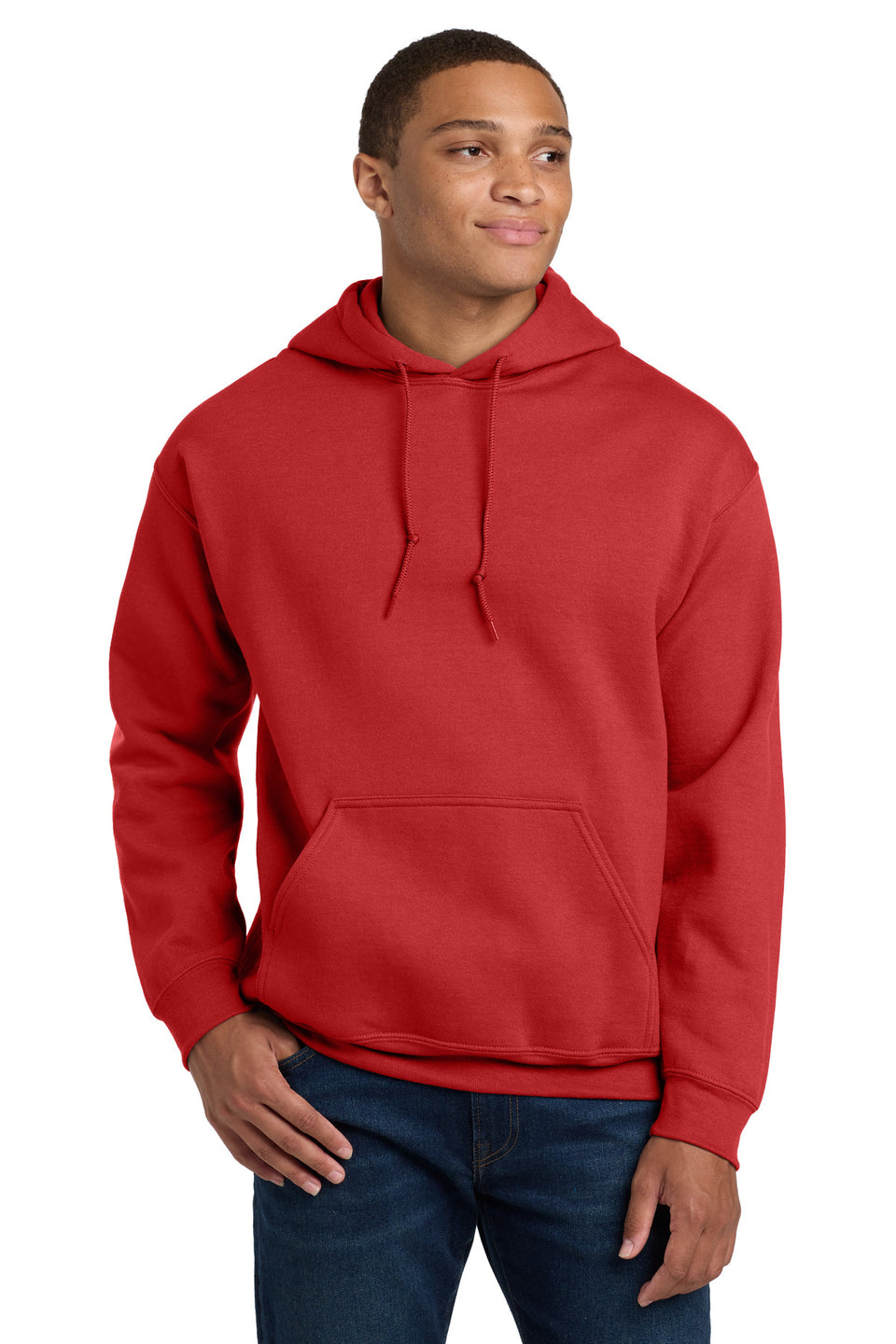 Gildan 18500 Hooded Sweatshirt — Red