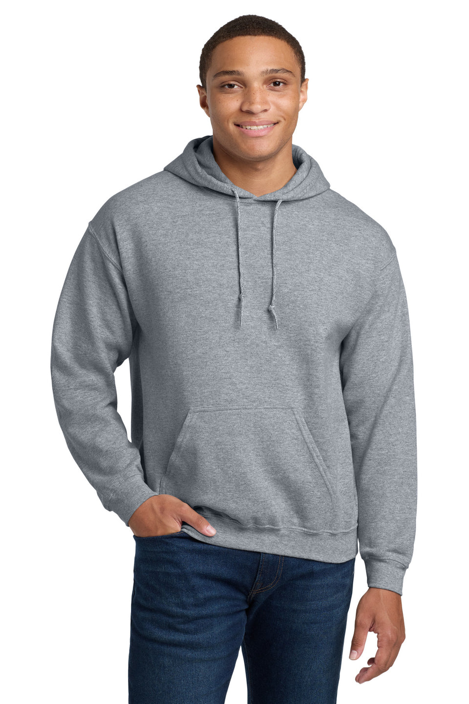 Gildan 18500 Hooded Sweatshirt — Sport Grey