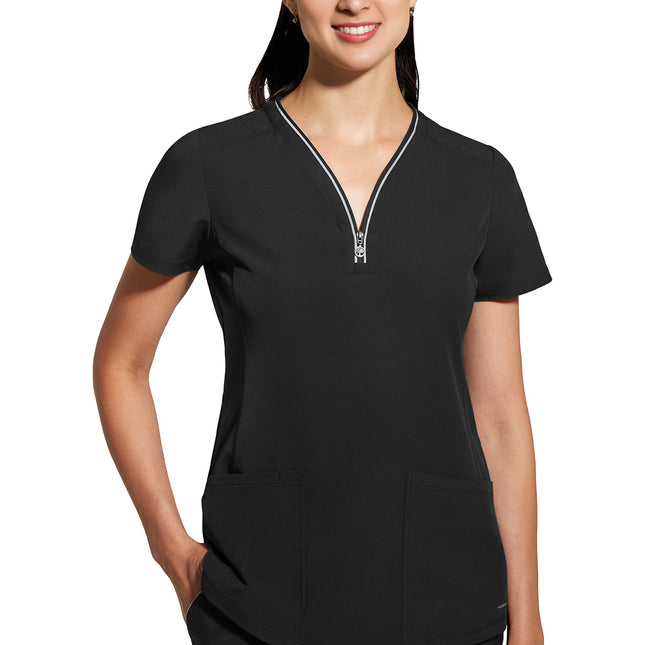 360 by Healing Hands Sonia Top 2274 - BLACK