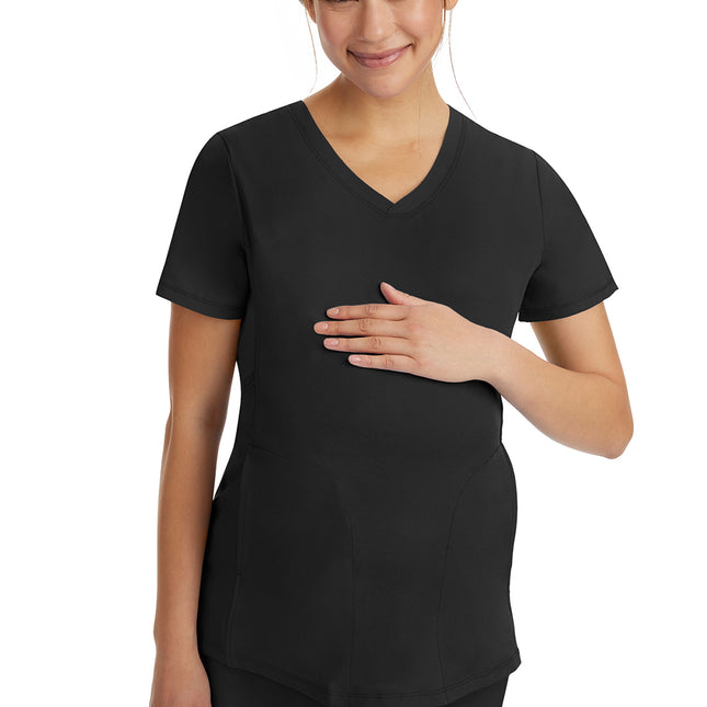 HH Works Mila Maternity Top 2510 - BLACK