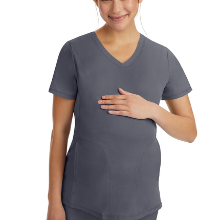 HH Works Mila Maternity Top 2510 - Pewter