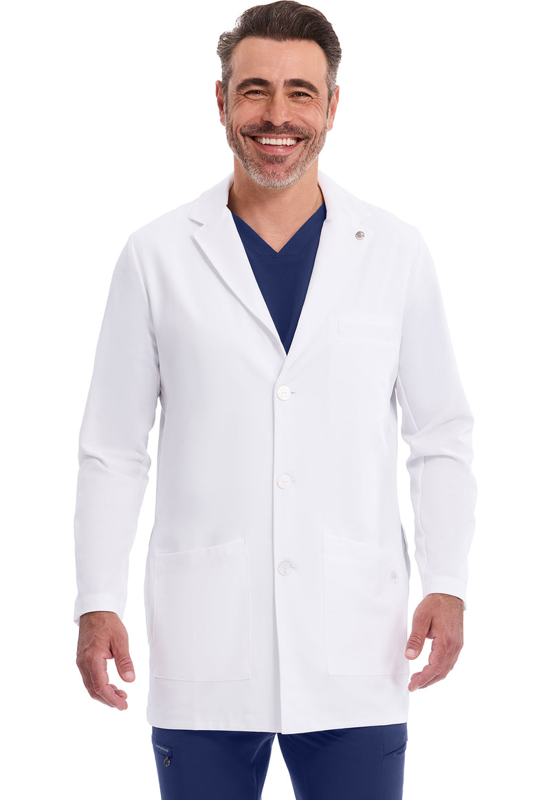 The White Coat by Healing Hands Logan Labcoat 5100 - WHITE