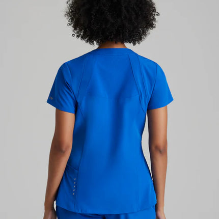 Racer 4-Pocket V-Neck Scrub Top