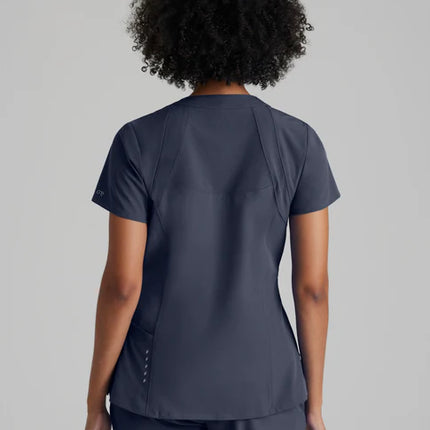 Racer 4-Pocket V-Neck Scrub Top