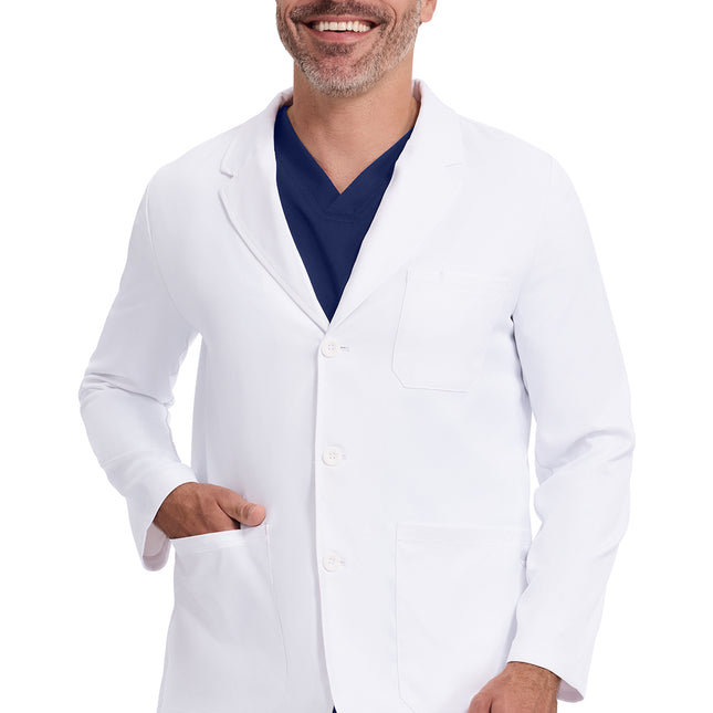 The White Coat by Healing Hands Leo Labcoat 5150 - WHITE