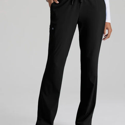 Stride 5-Pocket Mid-Rise Fit & Flare Leg Scrub Pant