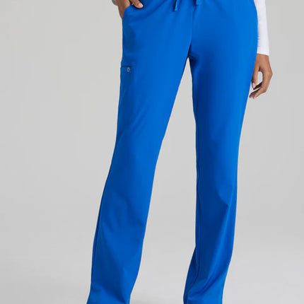 Stride 5-Pocket Mid-Rise Fit & Flare Leg Scrub Pant