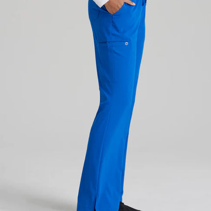 Stride 5-Pocket Mid-Rise Fit & Flare Leg Scrub Pant