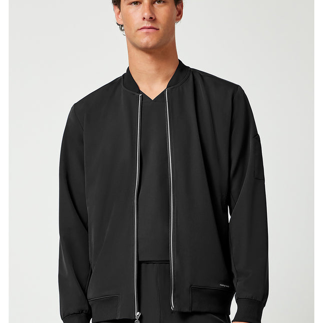 360 by Healing Hands Samuel Bomber Jacket 5350 - BLACK
