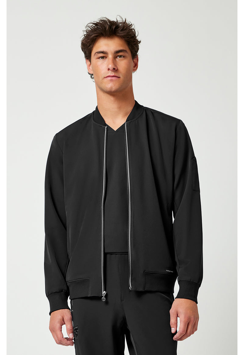 360 by Healing Hands Samuel Bomber Jacket 5350 - BLACK