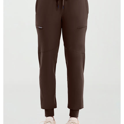 360 by Healing Hands Naya Jogger Pant 9156 - Dark Chocolate