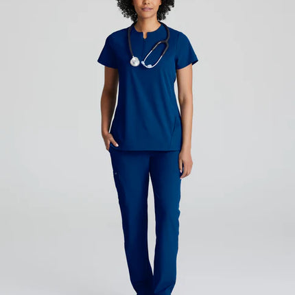 Flux 2-Pocket Banded Zip Collar Top
