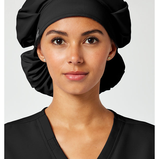 Cherokee Workwear Originals Ultra Unisex Bouffant Scrub Hat CK00005 - Black