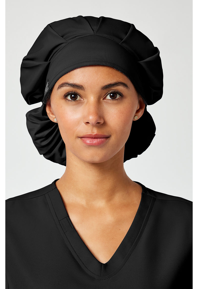 Cherokee Workwear Originals Ultra Unisex Bouffant Scrub Hat CK00005 - Black