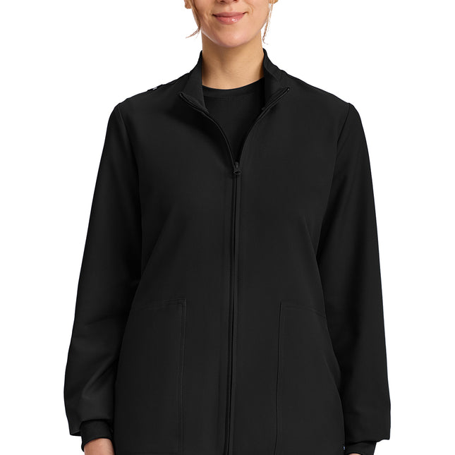 Cherokee Workwear Originals Ultra Zip Up Scrub Jacket CK00013A - Black