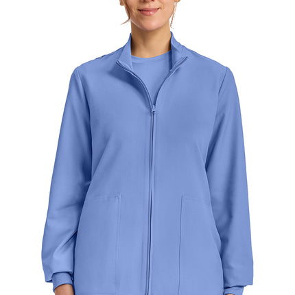 Cherokee Workwear Originals Ultra Zip Up Scrub Jacket CK00013A - Ciel Blue