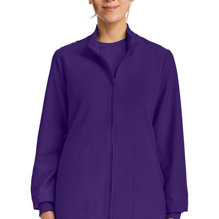 Cherokee Workwear Originals Ultra Zip Up Scrub Jacket CK00013A - Grape