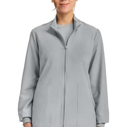 Cherokee Workwear Originals Ultra Zip Up Scrub Jacket CK00013A - Grey