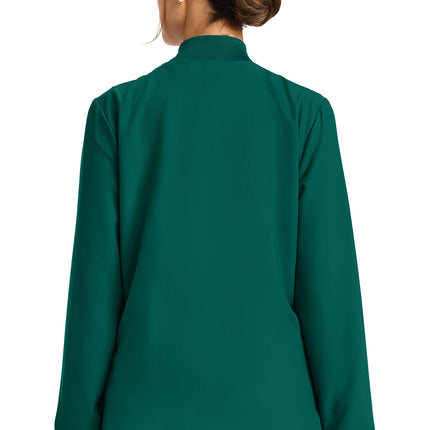 Cherokee Workwear Originals Ultra Zip Up Scrub Jacket CK00013A - Hunter Green