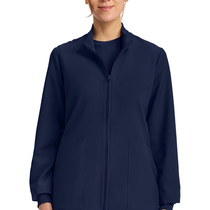 Cherokee Workwear Originals Ultra Zip Up Scrub Jacket CK00013A - Navy