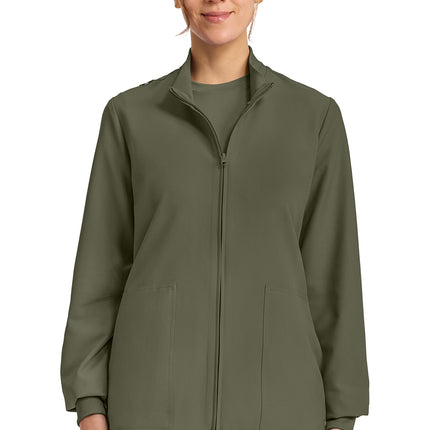Cherokee Workwear Originals Ultra Zip Up Scrub Jacket CK00013A - Olive