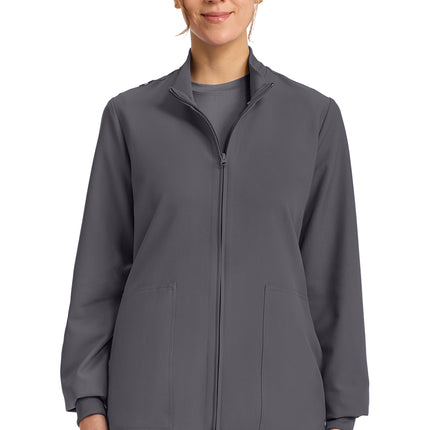 Cherokee Workwear Originals Ultra Zip Up Scrub Jacket CK00013A - Pewter