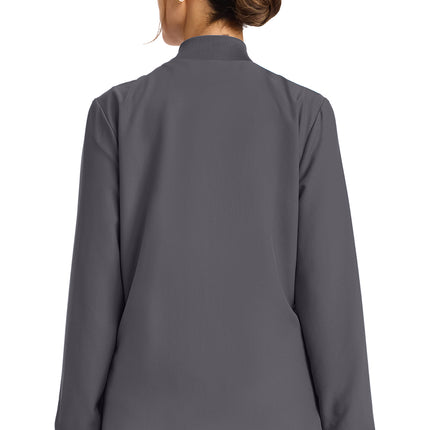 Cherokee Workwear Originals Ultra Zip Up Scrub Jacket CK00013A - Pewter