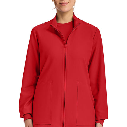 Cherokee Workwear Originals Ultra Zip Up Scrub Jacket CK00013A - RED