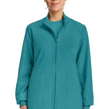 Cherokee Workwear Originals Ultra Zip Up Scrub Jacket CK00013A - Teal Blue