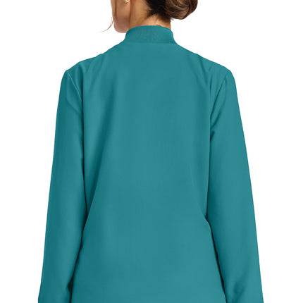 Cherokee Workwear Originals Ultra Zip Up Scrub Jacket CK00013A - Teal Blue