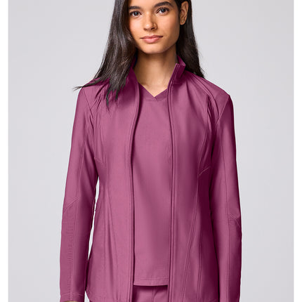 Cherokee Form Women's Full Zip Jacket CK00032 - Dusty Mauve