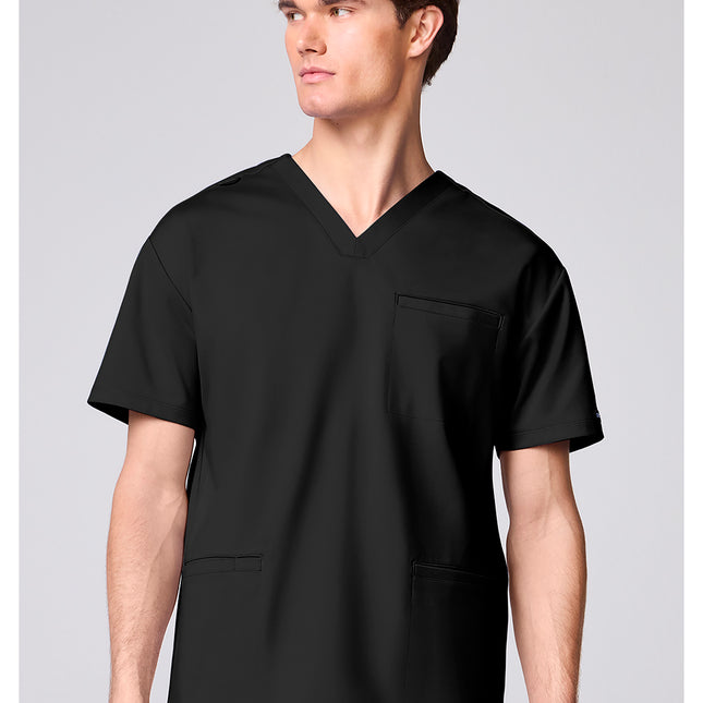 Cherokee Achieve Men's 3 Pocket V-neck Top CK00037 - Black