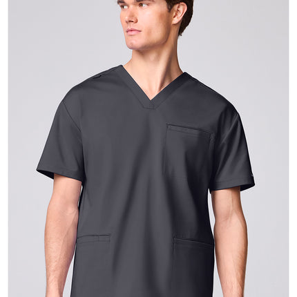 Cherokee Achieve Men's 3 Pocket V-neck Top CK00037 - Pewter