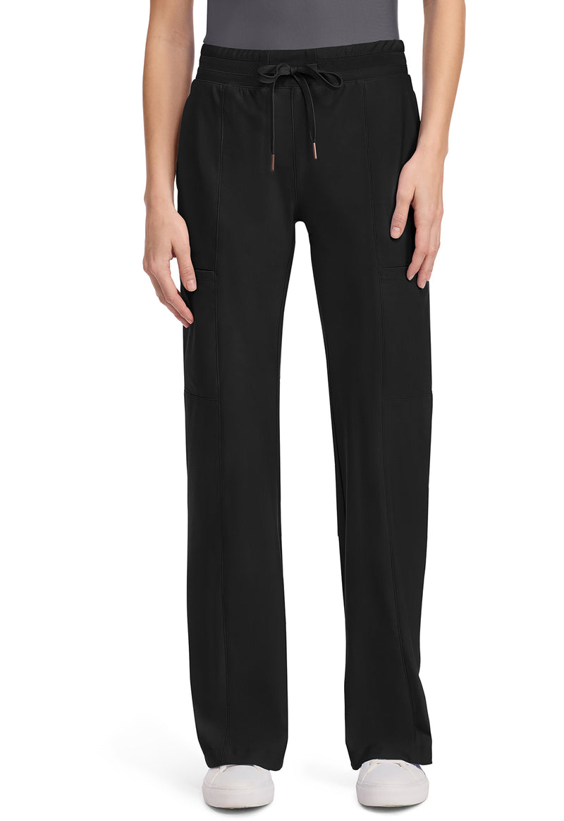 Cherokee Form Women's 5-Pocket Trouser Leg Pant CK026 - Black