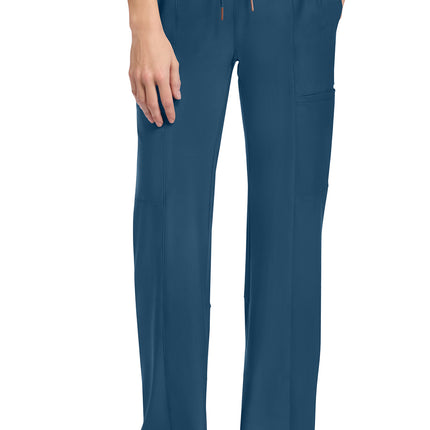 Cherokee Form Women's 5-Pocket Trouser Leg Pant CK026 - Caribbean Blue