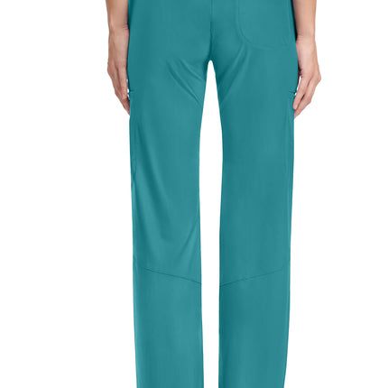 Cherokee Form Women's 5-Pocket Trouser Leg Pant CK026 - Teal Blue
