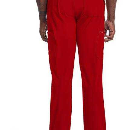 Cherokee Achieve Men's 5-Pocket Straight Leg Pant CK036 - RED