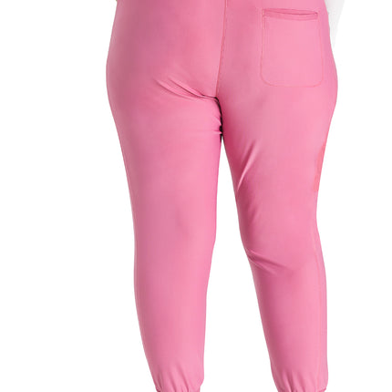 Cherokee Form Mid Rise Tapered Leg Drawstring Pant CK092 - Blush Berry