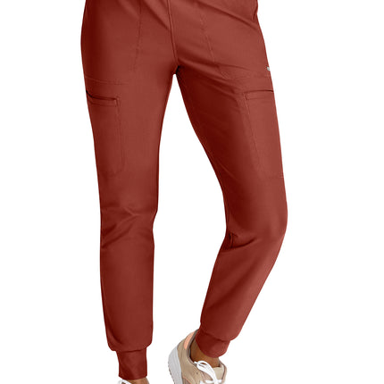 Cherokee Form Mid Rise Tapered Leg Drawstring Pant CK092 - MASALA