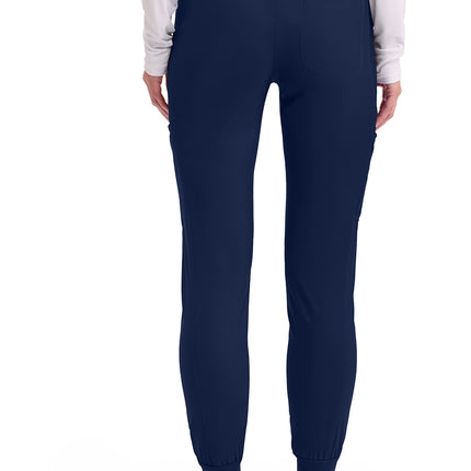 Cherokee Form Mid Rise Tapered Leg Drawstring Pant CK092 - Navy