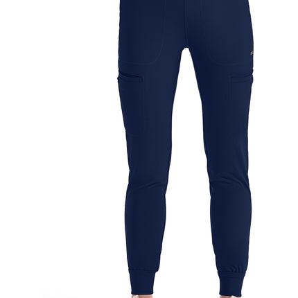 Cherokee Form Mid Rise Tapered Leg Drawstring Pant CK092 - Navy